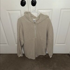 PINK Victoria's Secret Cream Sherpa Jacket